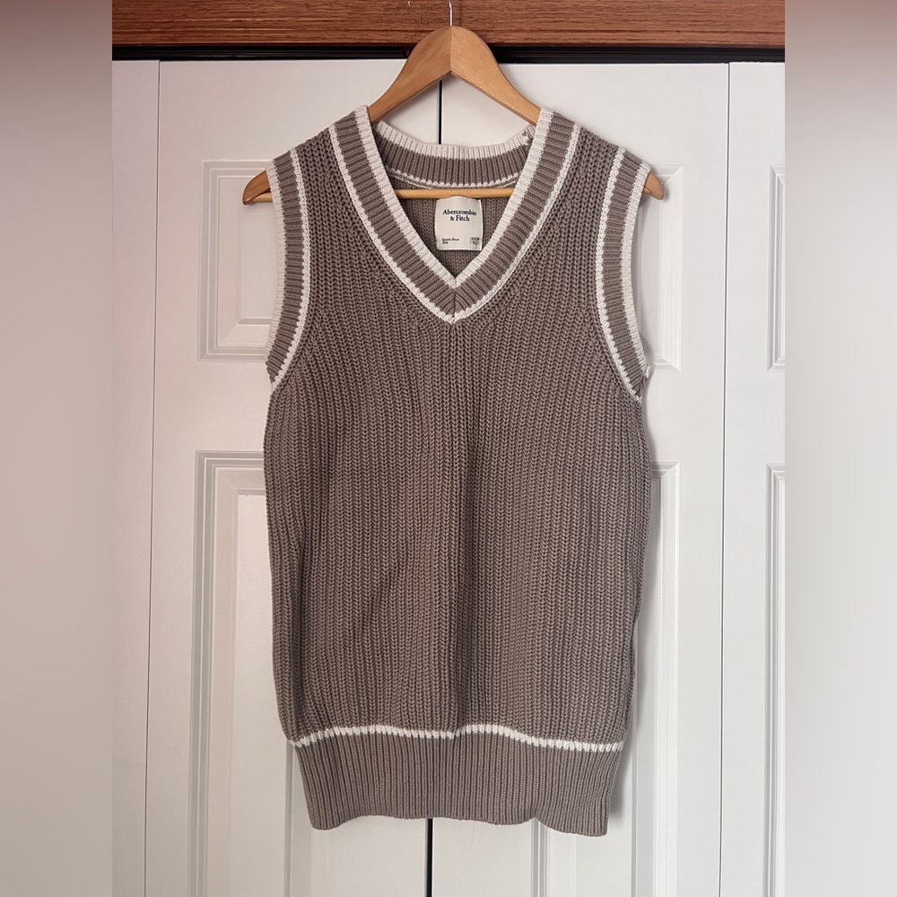 Abercrombie & Fitch Taupe Knit Sweater